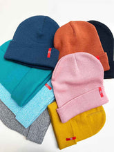 Load image into Gallery viewer, Inside Out Beanie Blue