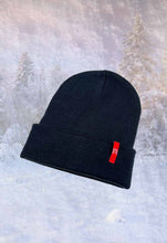 Load image into Gallery viewer, Inside Out Beanie Black