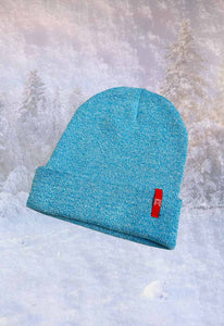 Inside Out Beanie Heather Blue